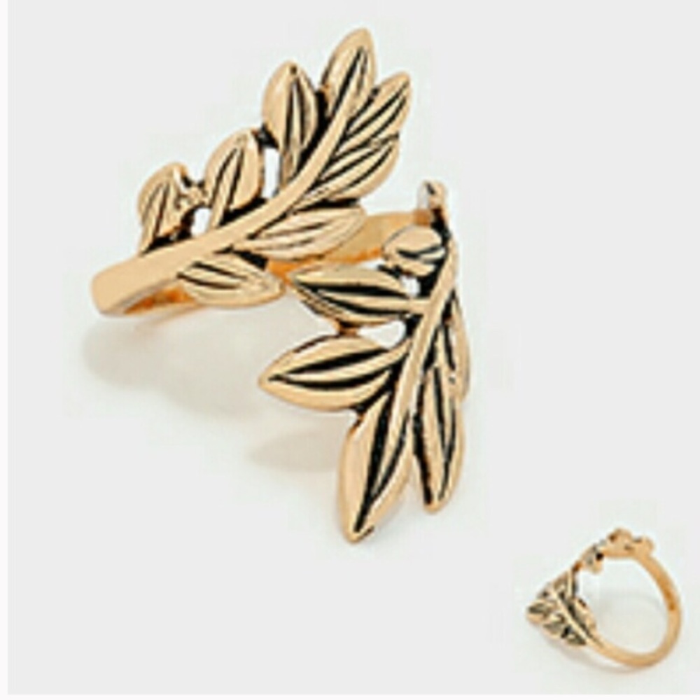 Leaf Wrap Around Ring